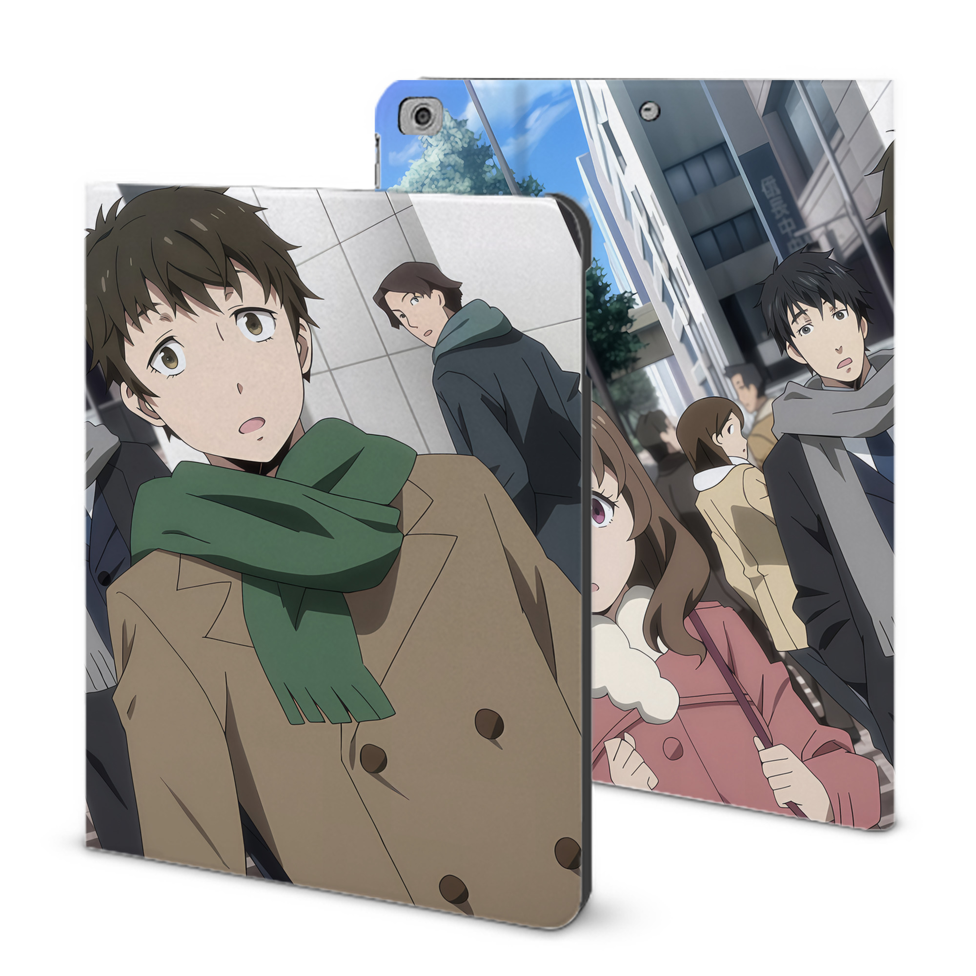 （画像用） 転スラ Regarding Reincarnated to Slime IPad ケース ブック型 PUレザー TPU 耐衝撃 軽量 薄型 ペン収納なし 全面保護 IPad 各モデル対応